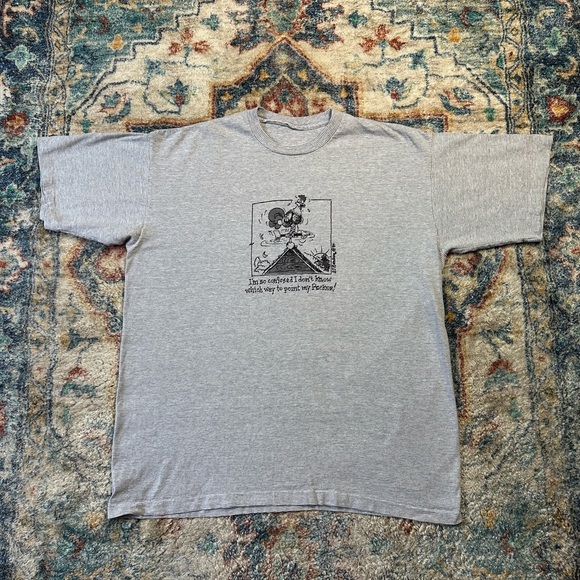 Vintage Other - Vintage 80s Rooster Don’t Know Where To Point My Pecker T-shirt